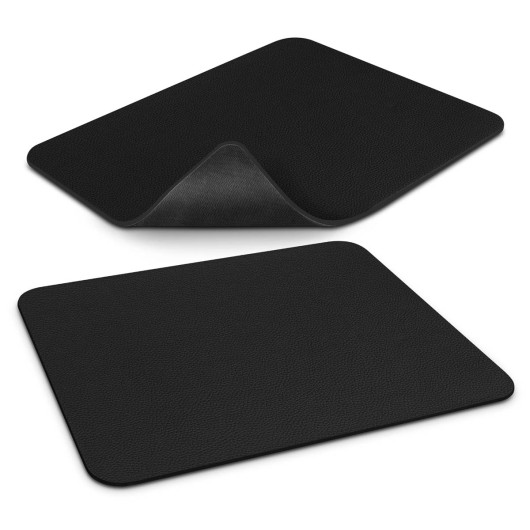 PU Leather Mouse Pads Black